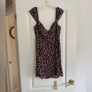 Reformation Tanis Floral Sweetheart Neckline Mini Dress - Geena 12 L